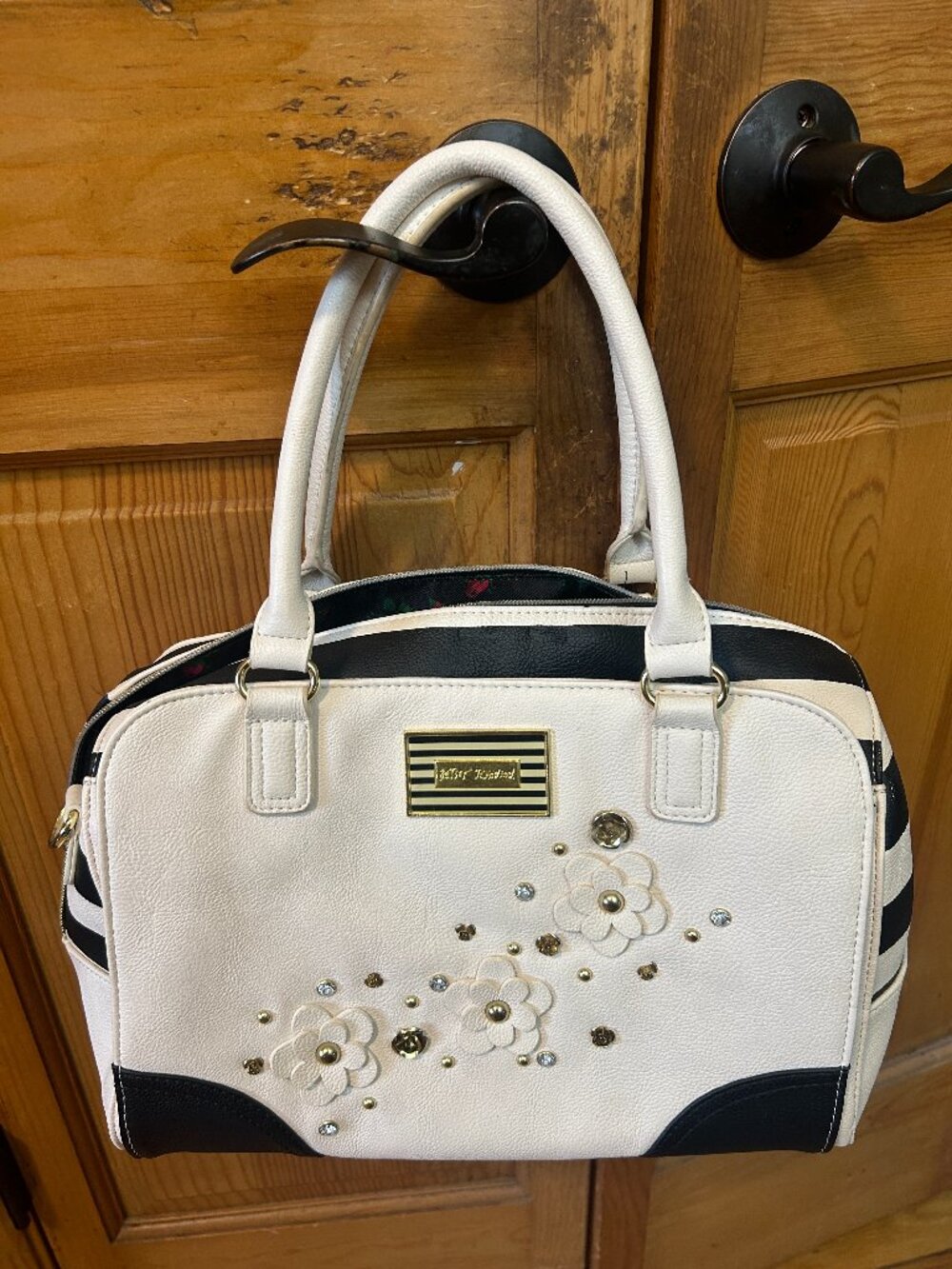 NEW Betsey Johnson Leather Satchel